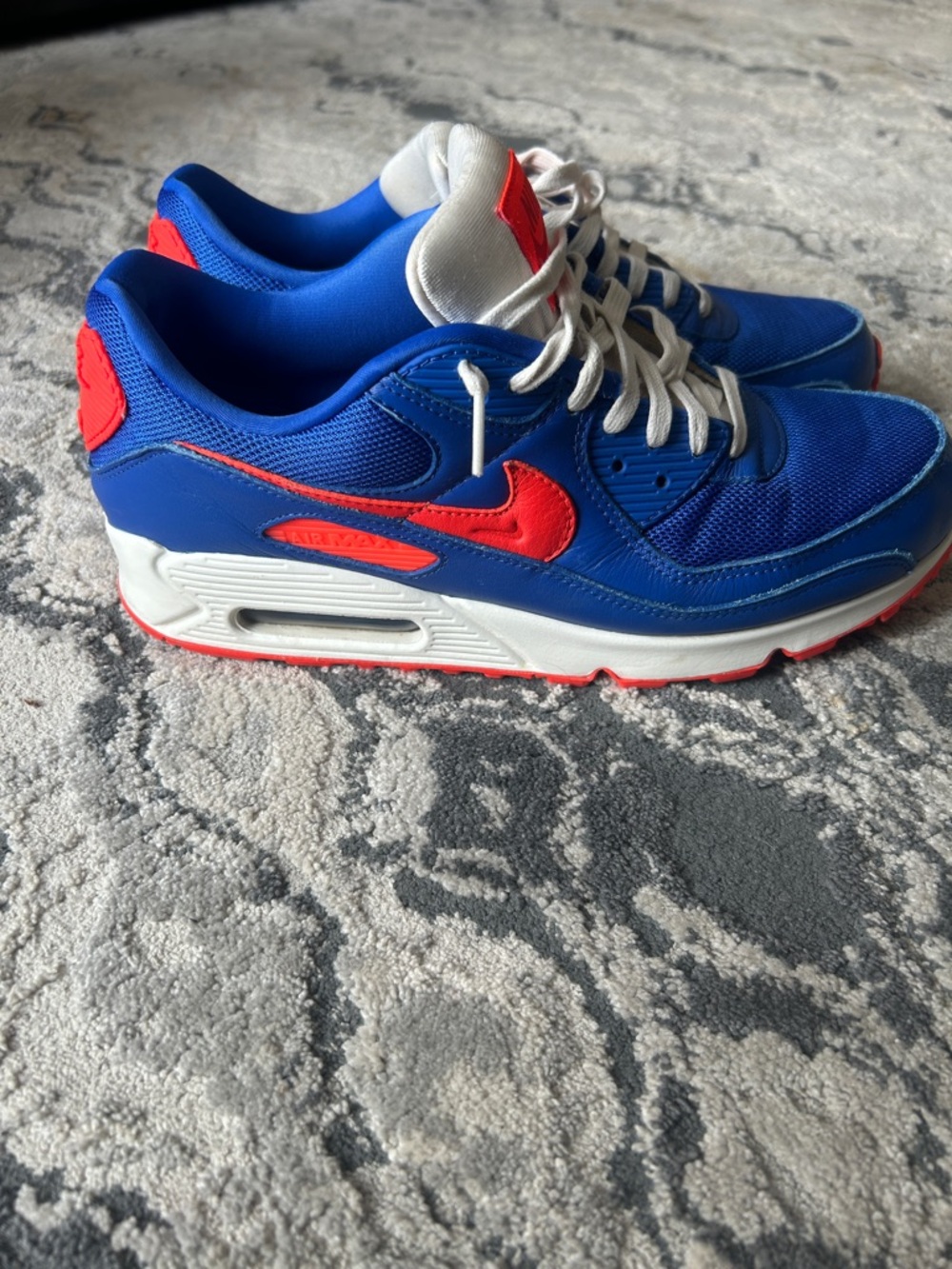 Nike Blue with Red Accent Air Max Sneakers